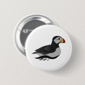 Badge Rond 5 Cm Carton de natation adorable à la corne (Devant & derrière)