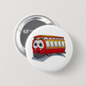 Badge Rond 5 Cm Carton Red Trolley (Devant & derrière)