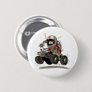 Badge Rond 5 Cm Cartoon Buggy