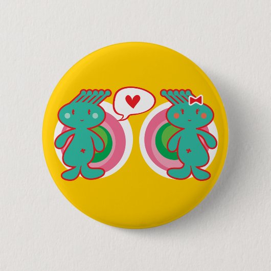 Badge Rond 5 Cm Cartoon mignon Fun Sweet Funny Funky (Devant)