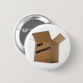 Badge Rond 5 Cm Cas du lundi (Devant & derrière)