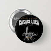 Badge Rond 5 Cm Casablanca (Devant & derrière)
