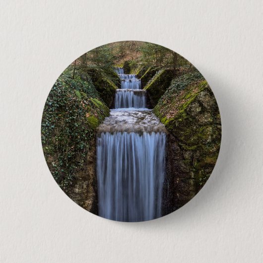 Badge Rond 5 Cm Cascade (Devant)