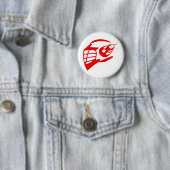 Badge Rond 5 Cm Casque (En situation)