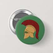 Badge Rond 5 Cm Casque Corinthien (Devant & derrière)