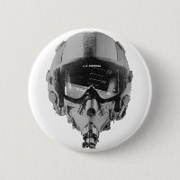 Casque et altimètre de pilote d'avion de chasse