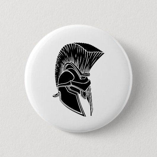 Badge Rond 5 Cm Casque romain Spartan (Devant)