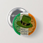 Badge Rond 5 Cm casquette de lutin (Devant & derrière)