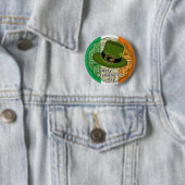 Badge Rond 5 Cm casquette de lutin (En situation)