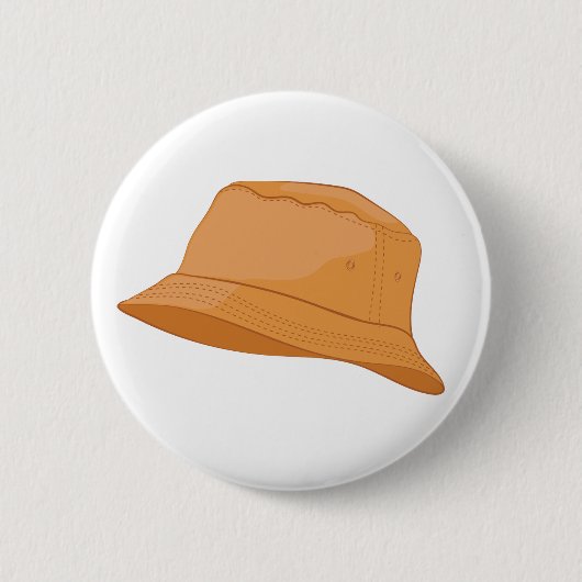 Badge Rond 5 Cm Casquette réaliste du seau (Devant)