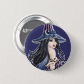 Badge Rond 5 Cm Casse - bouton de sorcière (Devant & derrière)
