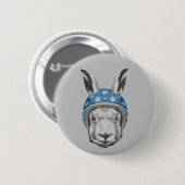 Badge Rond 5 Cm Casse-cou de lapin (Devant & derrière)