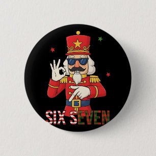 Badge Rond 5 Cm Casse-noisette 67 Six Sept Noël Mème Humour Hommes