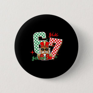 Badge Rond 5 Cm Casse-Noisette de Noël Cool 67 Six Sept Génération