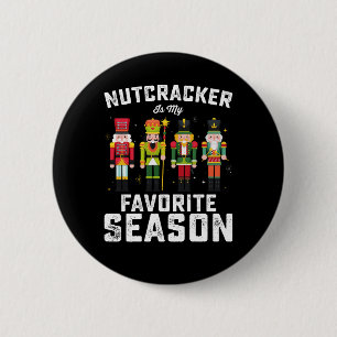 Badge Rond 5 Cm Casse-Noisette est ma saison préférée de Noël