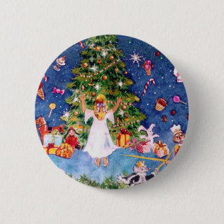 Badge Rond 5 Cm Casse-noix et l'arbre