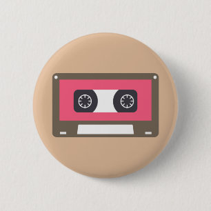 Badge Rond 5 Cm Cassette