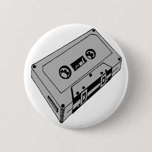 BADGE ROND 5 CM CASSETTE