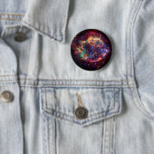 Badge Rond 5 Cm Cassiopeia Galaxy Remnant Supernova (En situation)