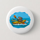 Badge Rond 5 Cm Castor (Devant)
