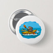 Badge Rond 5 Cm Castor (Devant & derrière)