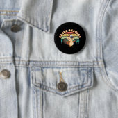Badge Rond 5 Cm Castors zélés (En situation)