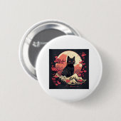 BADGE ROND 5 CM CAT (Devant & derrière)