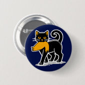 Badge Rond 5 Cm Cat Ladies Kamala | Harris Walz 2024 Bleu (Devant & derrière)
