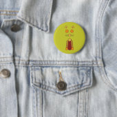 Badge Rond 5 Cm CAT orange (En situation)