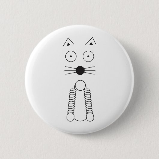Badge Rond 5 Cm CAT ordinaire (Devant)