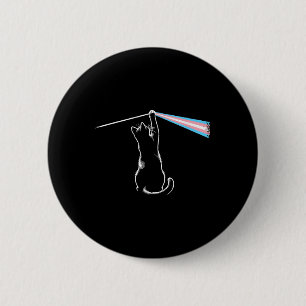 Badge Rond 5 Cm Cat Rock Music Trans Pride Lgbt Transgenre Cat Lo