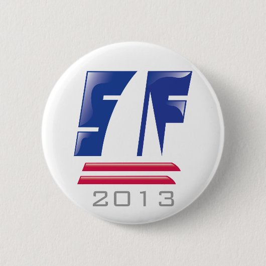 Badge Rond 5 Cm Catamaran Sailing_Pontoon Racing_S.F. Bateau de la (Devant)