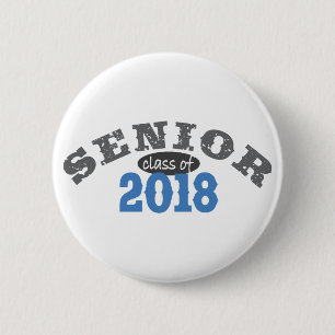 Badge Rond 5 Cm Catégorie supérieure du bleu 2018