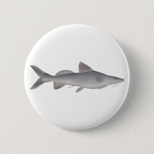 Badge Rond 5 Cm Catfish à long whisky (Devant)