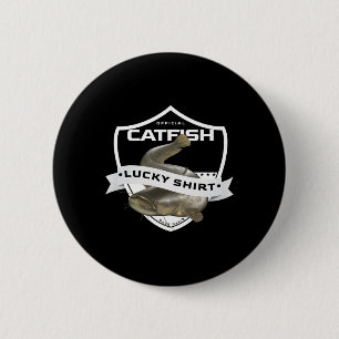 Badge Rond 5 Cm Catfish Lucky Shirt Funny Accessoires Pour Catfish
