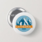 Badge Rond 5 Cm Cathedral Range California (Devant & derrière)