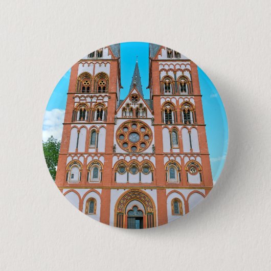 Badge Rond 5 Cm Cathédrale de Limbourg (Devant)