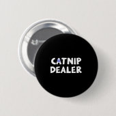 Badge Rond 5 Cm Catnip Er Funny Cat (Devant & derrière)