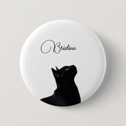 Badge Rond 5 Cm Catpin (Devant)
