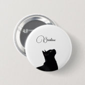 Badge Rond 5 Cm Catpin (Devant & derrière)