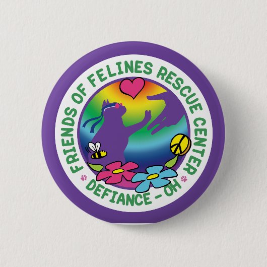 Badge Rond 5 Cm Catstock3 - bouton 2014 de logo (Devant)