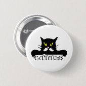 Badge Rond 5 Cm cattitude (Devant & derrière)