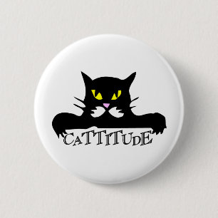 Badge Rond 5 Cm cattitude