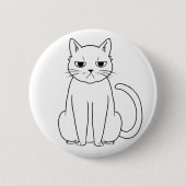 Badge Rond 5 Cm Cattitude (Devant)