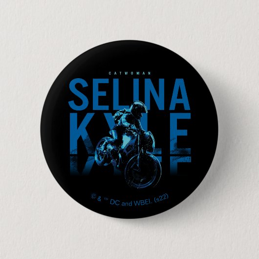 Badge Rond 5 Cm Catwoman Selina Kyle (Devant)