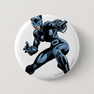 Badge Rond 5 Cm Catwoman with Whip