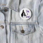 Badge Rond 5 Cm Cavalier King Charles Spaniel Trick (En situation)