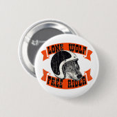 Badge Rond 5 Cm Cavaliers de Moto (Devant & derrière)