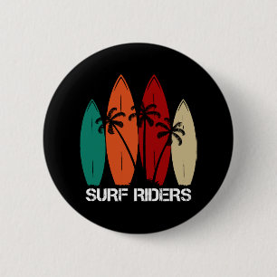 Badge Rond 5 Cm Cavaliers des vagues