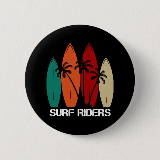 Badge Rond 5 Cm Cavaliers des vagues (Devant)